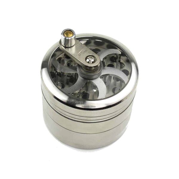 Alugrinder mit Kurbel (4-teilig)
