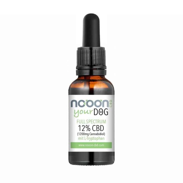 12% CBD Öl für Hunde (mit L-Tryptophan)