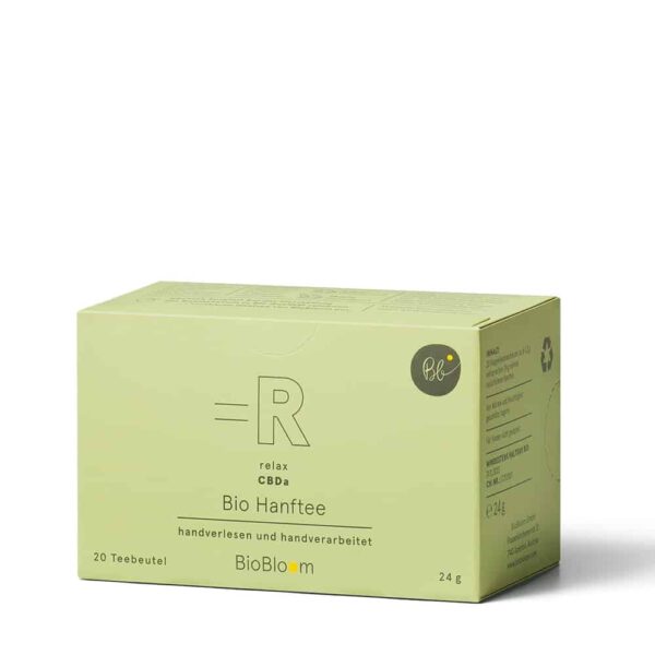 Bio Hanfblütentee Teebox (mit 20 Teebeutel)