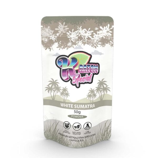 Kratom Pulver 50 g White Sumatra